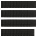 75 Count 6.5IN x 6.5IN Black Disposable Paper Napkins by Way To Celebrate