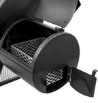 Oklahoma Joe's Longhorn Reverse Flow Smoker - Offset Barrel Design, Heavy-Gauge Steel, Dual Chamber Smoking
