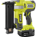 RYOBI 18V ONE+ AirStrike 18GA Brad Nailer Kit - P321 with 4.0 Ah Battery and Charger