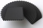 BalanceFrom 1/2" EXTRA Thick Puzzle Exercise Mat with EVA Foam Interlocking Tiles for MMA, Exercise, Gymnastics and Home Gym Protective Flooring, 144