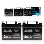 UpStart Battery Sealed Lead Acid Replacement Battery for Imc Heartway Escape H - UB12350, 12V 35Ah 35000mAh L1 Terminal, 5 Pack