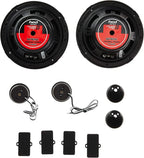 Cerwin Vega HED Series 6.5 in Component And 2-Way Coaxial Car Speaker Systems - H765C + H7652