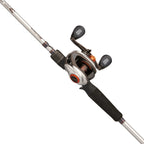 Abu Garcia Low Profile Baitcast Rod And Reel Combo, 7 ft 4 in, 5.4:1 - Revo 5 X