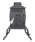 US Stove Cast Iron Wood Stove, 900 Sq. Ft. - US1269E