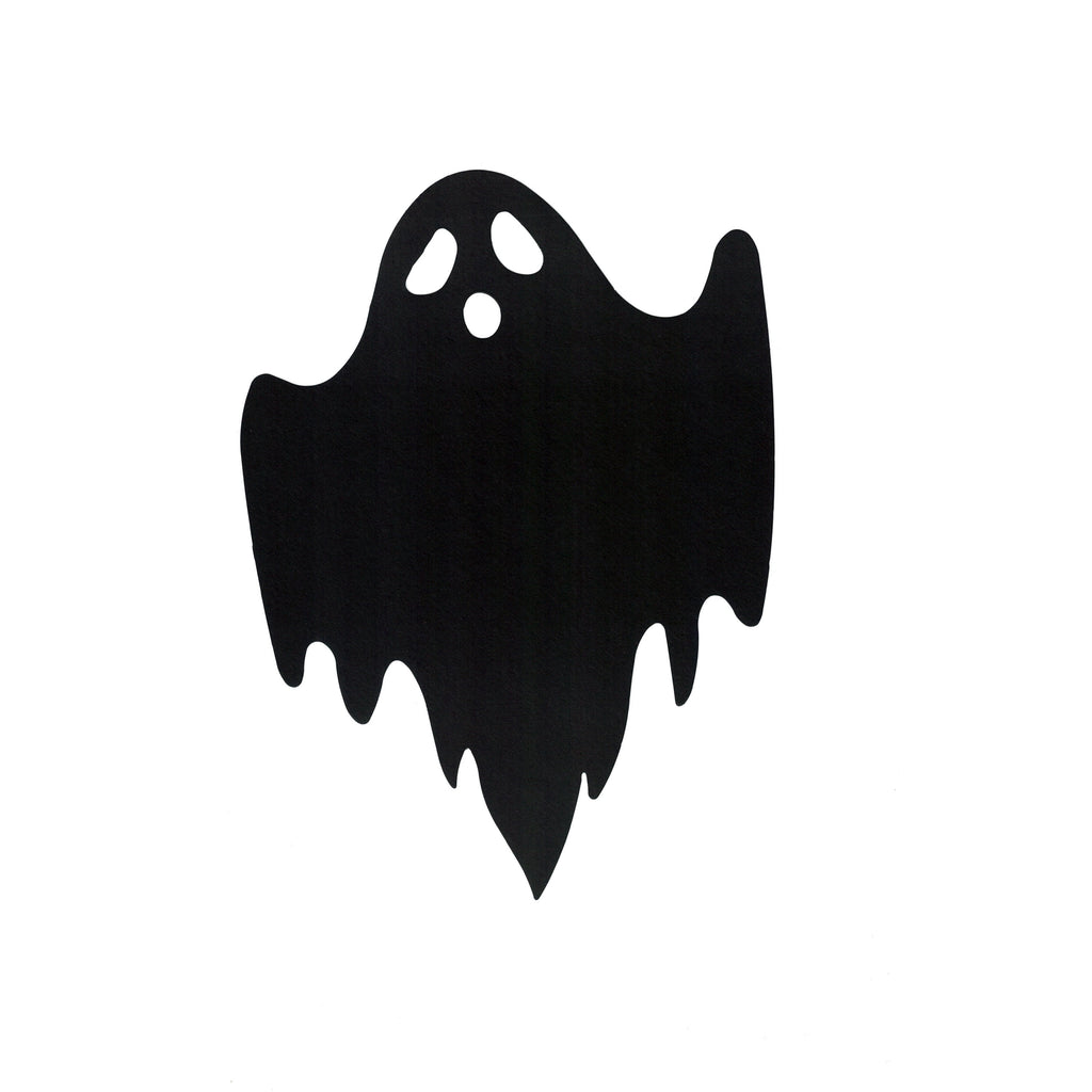 Paper Ghost Cutouts Decoration, Black, 12 Pieces, Halloween by Way To Celebrate