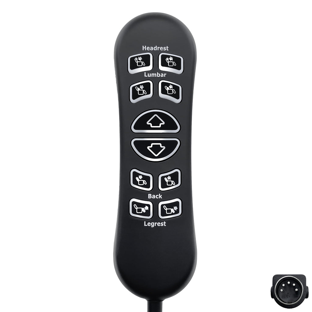 10 Button 5 Pin Lift Chair Remote Replaces Model HDW310-KBA HSW310-B-KBA Hand Control Switch for Power Recliner