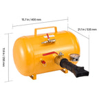 Kffkff 5 Gallon Air Tire Bead Seater, Heavy-Duty Tool for Tire Inflation, 87-116 PSI Operating Pressure, ATVs,Multicolor