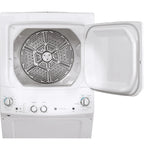 GE Unitized Spacemaker Washer 3.8 DOE cu. ft. With 5.9 cu. ft. Gas Dryer
