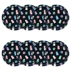 Cute Ghosts Disposable Paper Plates, Multicolor, 8.5", 8 Count, Halloween by Way To Celebrate
