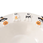 Way To Celebrate Halloween Ghost Ceramic Stoneware Serving Bowl, White