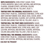 Tootsie Child's Play, Assorted Halloween Candy, Individually Wrapped, 16.2 oz. Peanut Free and Gluten Free. Contains Milk.