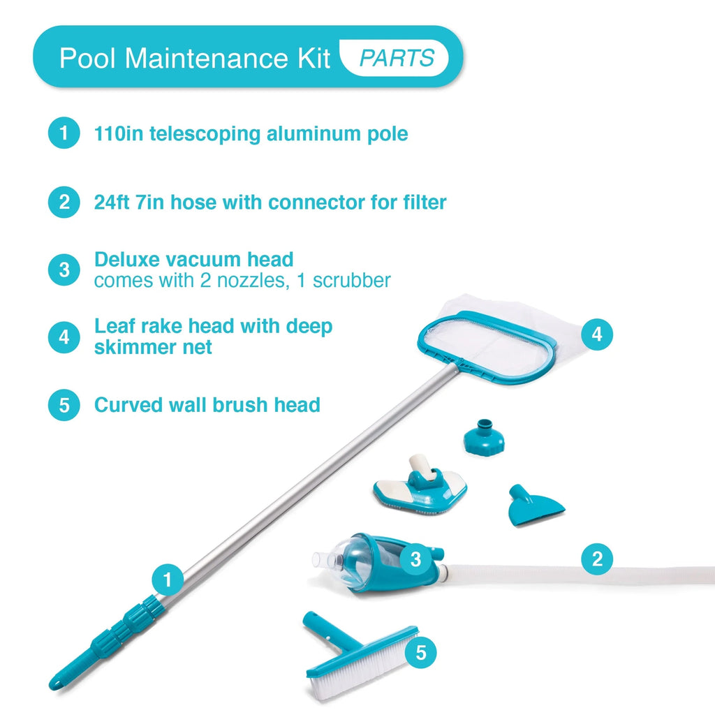 INTEX Ultra XTR Above Ground Pool 24ft x 12ft x 52in With 2 Floating Recliners And Mega Chill II Cooler