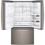 GE French Door Refrigerator 36 in 27.8 cu. ft. Slate - PFE28KMKES