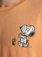 Snoopy Peanuts Men's and Big Men's Halloween Front and Back Graphic Tee, Sizes XS-5XL