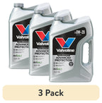 3 pack) Valvoline Advanced Protection Full Synthetic 0W-20 Motor Oil 5 Quart