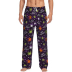 Picia Halloween Mens Soft Woven Cotton Elastic Waistband Sleep Pajama Pant Lounge Sleep Pant With Pockets And Drawstring-Medium