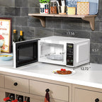 Mainstays Countertop Microwave Oven 0.7 Cu Ft 700 Watts White - MSF0W100072352