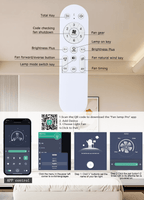 52Inch Ceiling Fan with Lights and Remotes, Modern Low Profile Flush Mount Ceiling Fans,DC Reversible Motor, 3CCT Dimmable,Noiseless,Dual Finish