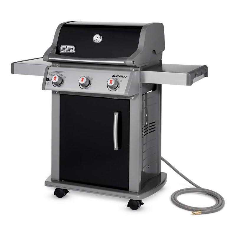Weber Natural Gas Grill, Black - Spirit E-310 Classic