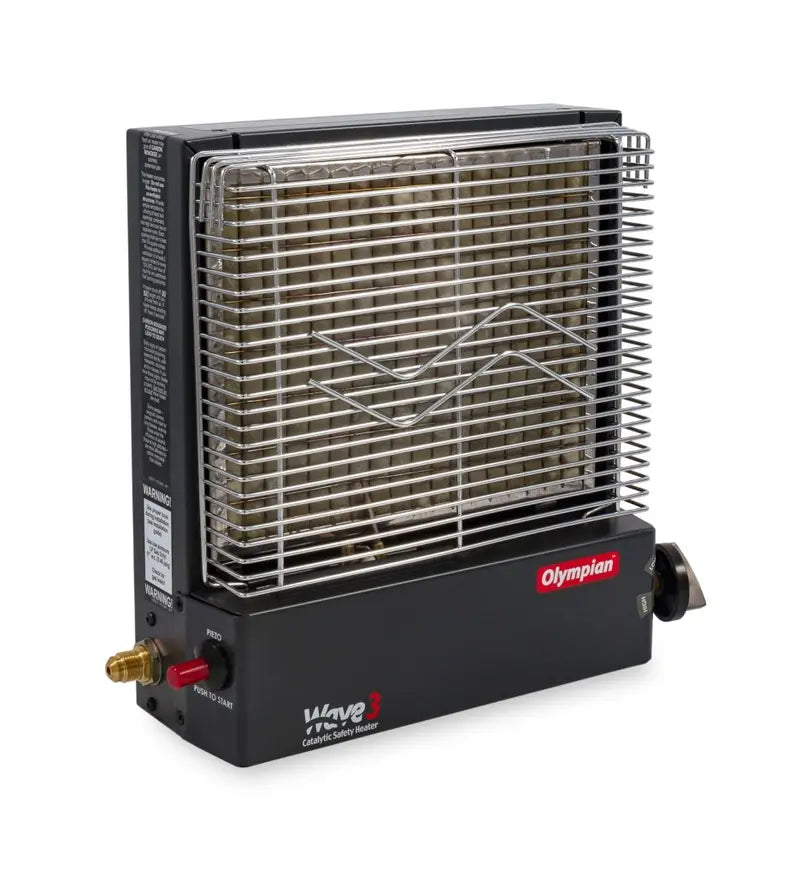Camco Olympian Wave 3 Catalytic Heater, 1,600-3,000 BTUs, Multicolor - 57331