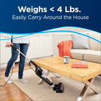 BISSELL 3-in-1 Turbo, Corded, Stick Vacuum, Carpet, Area Rugs, Hardfloor, Upholstery, Removable Hand Vac, Lightweight, Motorized Bursh Roll, 2610