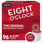 Eight O'Clock Coffee The Original Medium Roast Recyclable K-Cup Pods, 96 Count