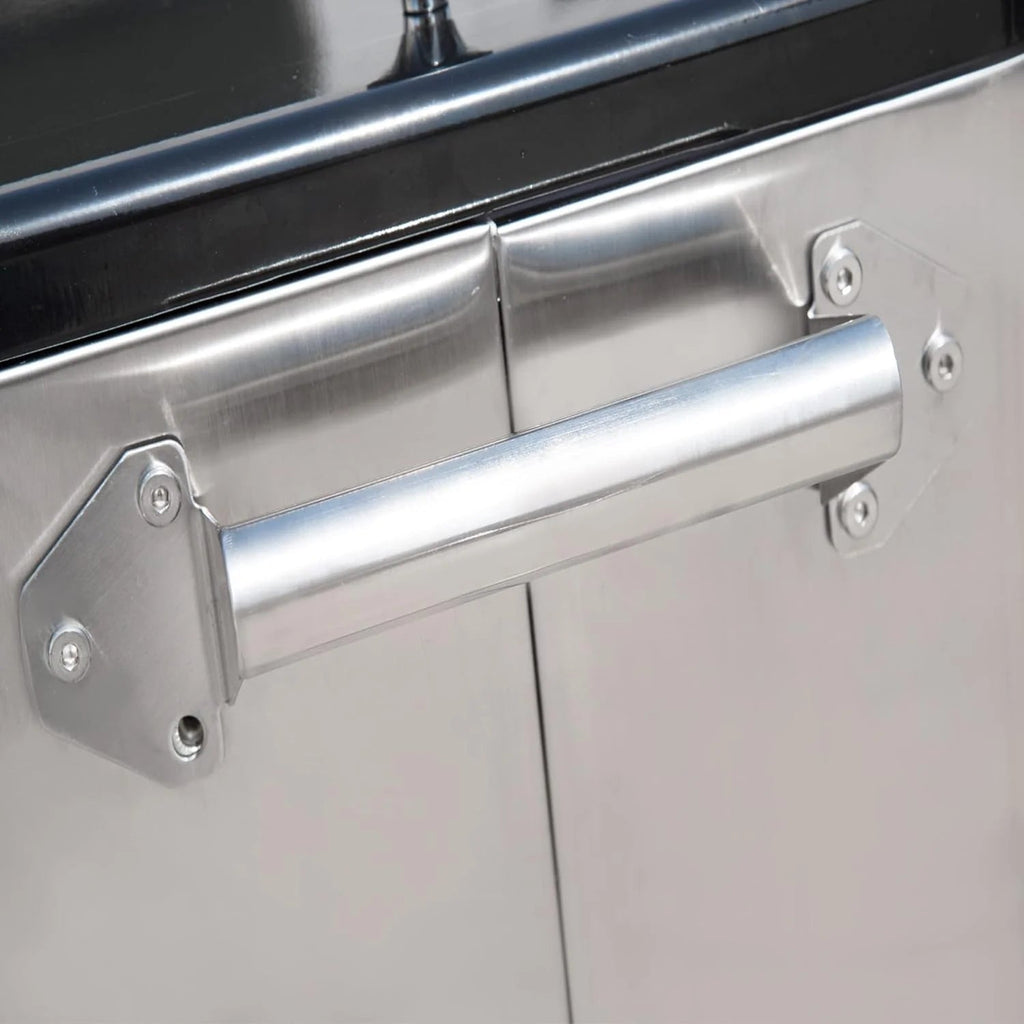 Rolling Patio Cooler 80 Quart Steel - Silver