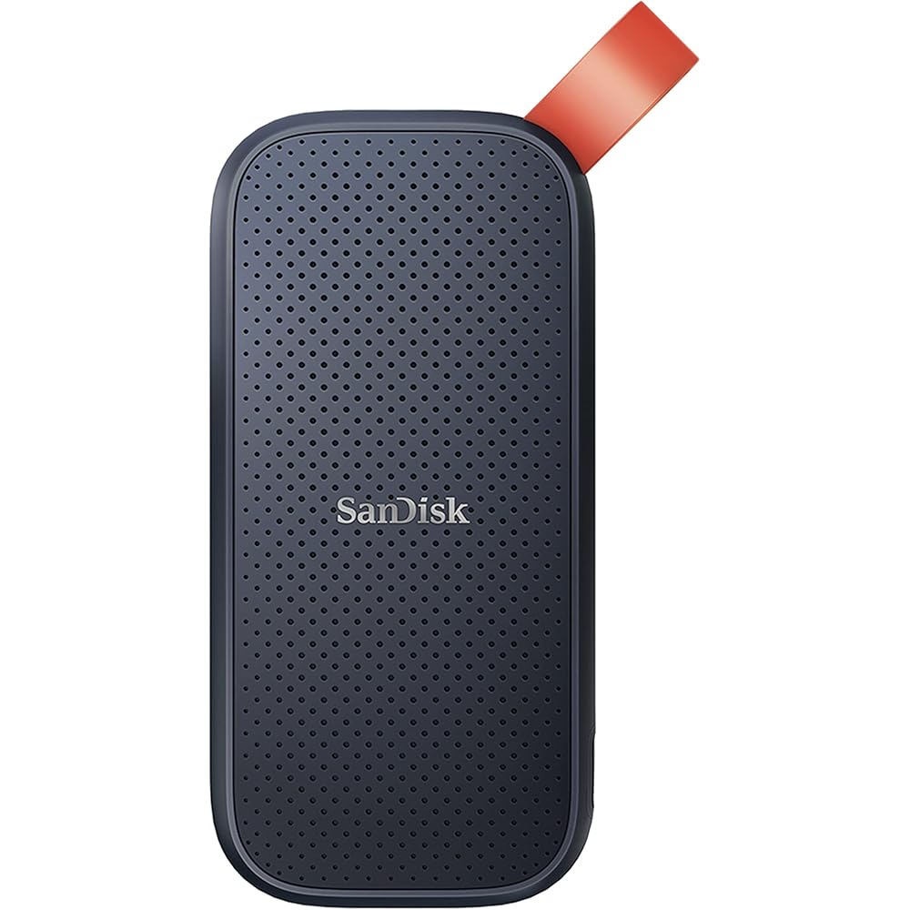 SanDisk 2TB Portable SSD Up To 800MB/s USB-C USB 3.2 Gen 2 Black - SDSSDE30-2T00-G26