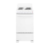 Hotpoint Freestanding Electric Range, 20 in, 4 Burner, White