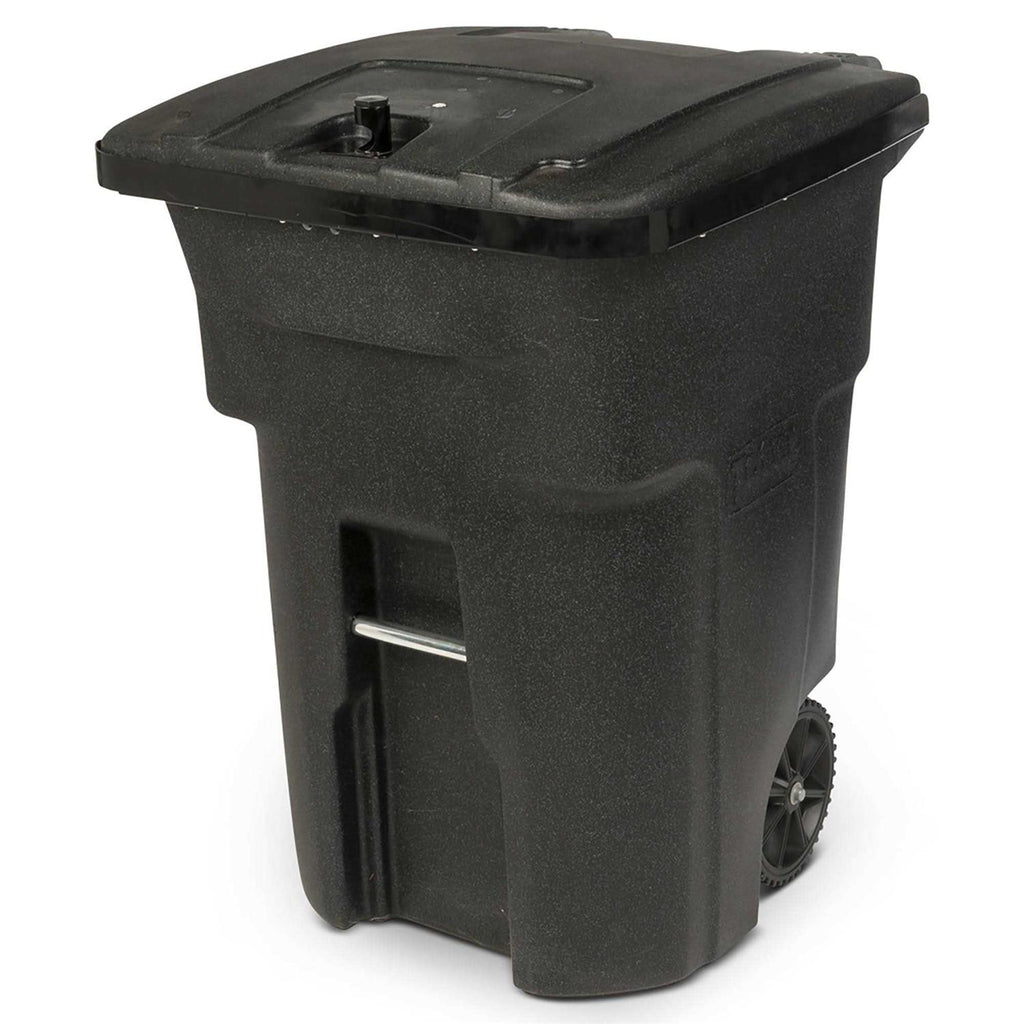 Toter Wheeled Trash Can, 96 Gallon, Black