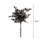 My Texas House Fall Faux Leaves Bundle, Plum, 30"