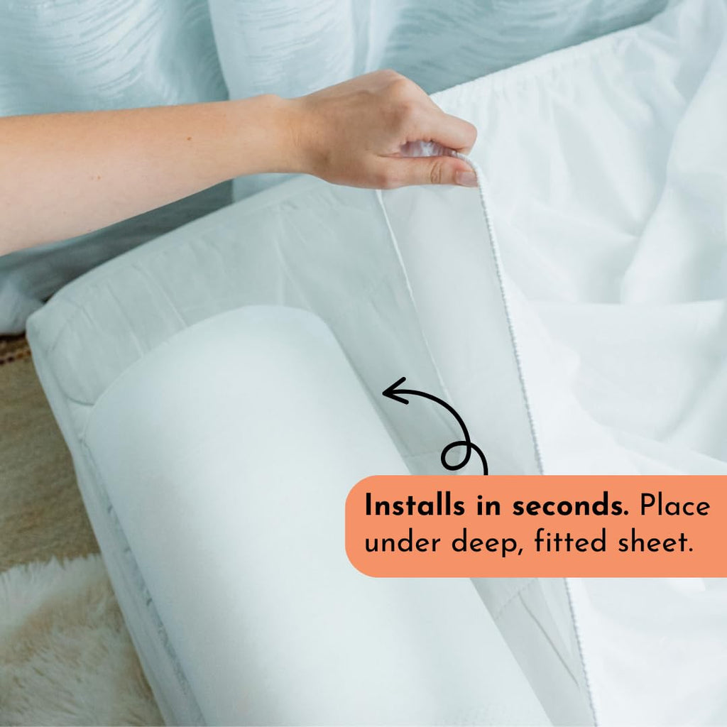 Toddler Bed Bumper Guard – Soft Foam Safety Bed Rail for Toddlers with Non-Slip Cover – Child Sleep Barrier for Twin, Full, Queen & King Mattress
