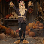 Joyfy Halloween Decorations Outdoor, Sound Activated with LED Eyes & Sound & Motion, Decor for Yard Farm Garden Indoor Haunted House