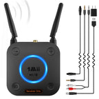 [Upgraded] 1Mii B06Pro Long Range Bluetooth Receiver, HiFi Wireless Audio Adapter, Bluetooth 5.3 Receiver with 3D Surround aptX HD Low Latency