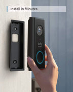 Anker eufy Security Wireless Video Doorbell, Battery-Powered, 2K HD