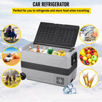 VEVOR Dual-Zone Car Refrigerator Freezer, 48QT - T45K