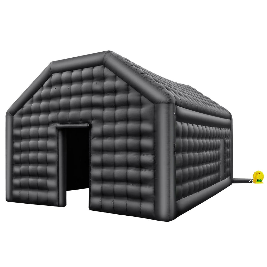 Inflatable Nightclub Party Tent With Lights, 19.7 x 16.4 x 12 Ft