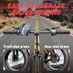 Tomofree Folding Electric Bike For Adults, 1200W, 48V 20Ah, 16 x 3in Tire, 330lbs, Black - T1