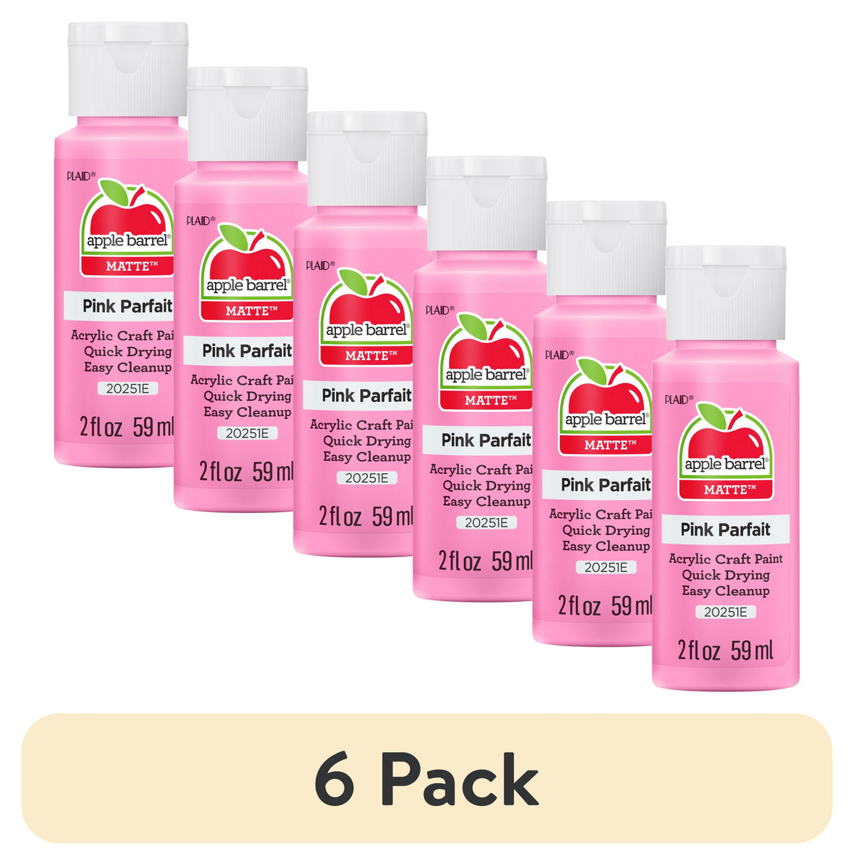 Apple Barrel Acrylic Craft Paint, Matte Finish, 2 fl oz
