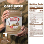 Premier Protein 100% Whey Protein Powder, Café Latte, 30g Protein, 23.9 oz, 1.5lb