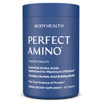 BodyHealth PerfectAmino (150 ct) Easy to Swallow Tablets, Essential Amino Acids Supplement with BCAAs, Vegan Protein for Pre/Post Workout & Muscle