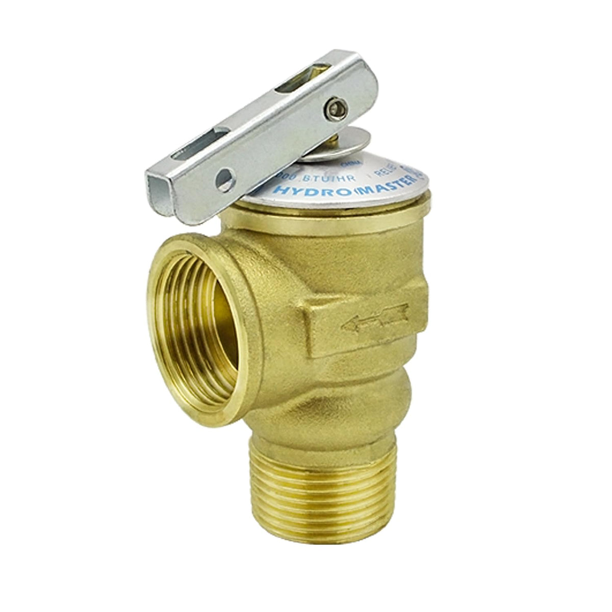 Tankless Water Heater Service Valve Kit with Pressure Relief Valve 3/4-Inch IPS Isolator Clean Brass