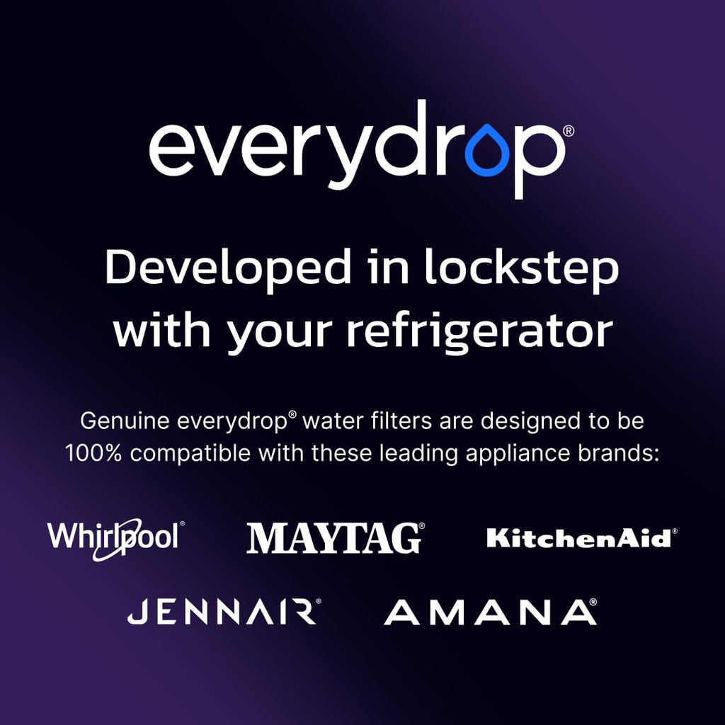 everydrop by Whirlpool Ice & Water Refrigerator Filter 1, Purple, EDR1RXD1