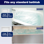 Godwolf Bathtub Drinking Water Bladder, Emergency Water Storage Bladder 100 Gallon, Food-Grade Tub Water Storage Bag BPA Free, Disaster and Hurricane