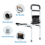 Bed Rails for Elderly Adults Safety with Bedside Support Legs