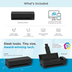 ScanSnap iX1300 Wireless or USB Double-Sided Color Document Scanner, Black