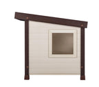 New Age Pet® ECOFLEX® Albany Outdoor Cat House, Maple/Brown