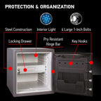 SentrySafe 1-Hour Fireproof Safe, Digital Keypad, 1.2 Cu Ft, STW123GDC