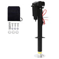 12V Electric Tongue Jack 3500lb A-Frame Heavy Duty Trailer Jack 18” Travel Add 4.5” with The Drop Foot & LED Light for Travel Trailer Camper