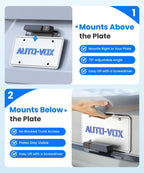 AUTO-VOX Solar Wireless Backup Camera: 5" 1080P Monitor, 2 Min Easy Install